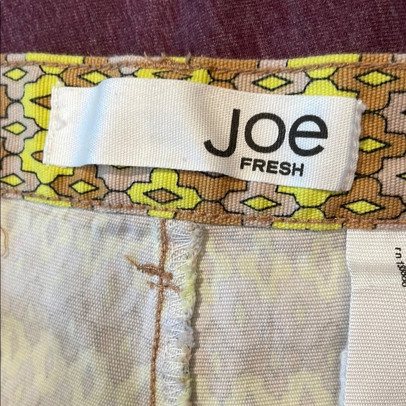 Joe Fresh Women's Patterned Shorts - Yellow and Brown - Picture 4 of 5